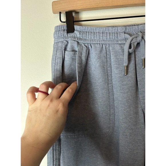 Athleta Women's SZ 2 Farallon Heathered Wide Leg Crop Pant 657551-02 - Picture 4 of 6